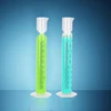 Matavimo cilindrų rinkinys iš 4 10 25 50 100 ml plastikinės cheminės medžiagos
