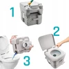 Matmay TURISTINIS TUALETAS sklypui MOBILUS NEŠISAMAS KEMPINGAS WC DIDELIS 20L