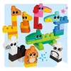 Mattel MEGA BLOKS KALULĖLIAI GYVŪNŲ RINKINYS 250 didelių kaladėlių vaikams +12 mėn.