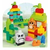 Mattel MEGA BLOKS KALULĖLIAI GYVŪNŲ RINKINYS 250 didelių kaladėlių vaikams +12 mėn.