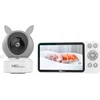 Mbg Line Belaidis sukamasis FHD WIFI elektroninis kūdikio monitorius TUYA LCD ZOOM kamera