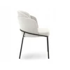 Mebel Partner ELEGANTINGO STILIO KREMINĖ VALGOMO KĖDĖ CONRAD BUCKET Juodas LEGS
