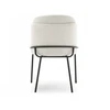 Mebel Partner ELEGANTINGO STILIO KREMINĖ VALGOMO KĖDĖ CONRAD BUCKET Juodas LEGS