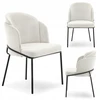 Mebel Partner ELEGANTINGO STILIO KREMINĖ VALGOMO KĖDĖ CONRAD BUCKET Juodas LEGS