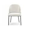 Mebel Partner ELEGANTINGO STILIO KREMINĖ VALGOMO KĖDĖ CONRAD BUCKET Juodas LEGS
