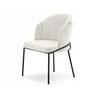 Mebel Partner ELEGANTINGO STILIO KREMINĖ VALGOMO KĖDĖ CONRAD BUCKET Juodas LEGS