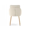 Mebel Partner ELEGANTIŠKA VALGOMO KĖDĖ SU RANKŲ ATRAMAIS MISTRAL BACKET BEIGE Ąžuolo