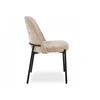 Mebel Partner MODNEE VALGOMO KĖDĖ MINIMALISTINĖ ŠVIESI BEIGE ERNEST Juodas BASE