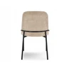 Mebel Partner MODNEE VALGOMO KĖDĖ MINIMALISTINĖ ŠVIESI BEIGE ERNEST Juodas BASE