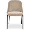 Mebel Partner MODNEE VALGOMO KĖDĖ MINIMALISTINĖ ŠVIESI BEIGE ERNEST Juodas BASE