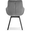 Mebel Partner PATOGI PRAKTIŠKA SUKAMA KĖDĖ SU porankiais ARUBA VELVET GRAY