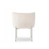 Mebel Partner STILINGA KIAUŠINĖ KĖDĖ VALGOMUI VELIURINIS KILMĖS ŠVIESOS KOJĖS CHARLOT CREAM BEIGE
