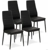 Meblowe Love 4x MODERNIOS JUODOS ODINĖS KĖDĖS 258