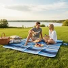 Meblowe Love TURISTINĖ PIKNIKO ANTLOGA VANDENIUI ATSPIRUS PAPLŪDŽIO KILIMAS SU IZOLIACIJA 200X200CM XXL