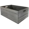 Medinė dėžė S-02 600x400x230mm pilka