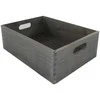Medinė dėžė S-07 400x300x135mm pilka