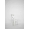 Medinė kėdė virtuvei valgomajam, svetainei, balta pušis RK870