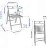 MEDINĖ SODO KĖDĖ, SULANKSTAMAS, Juodas, Tvirtas, Tvirtas, IKEA FROSVI