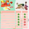MEDINIAI VIRTUVĖS PRIEDAI MONTESSORI VIRTUVĖS ŽAISLŲ MAISTAS