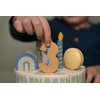Medinis gimtadienio tortas Little Dutch, melsvas