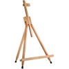 Medinis stalo molbertas, sulankstomas, max drobės aukštis 68 cm, bendras aukštis 47-86 cm