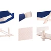 Springos Sulankstomas Medinis Gultas Navy Mėlyna DC0001 NB