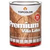 Medinių fasadų dažai TOPCOLOR PREMIUM VILLA LATEX žali pusiau matiniai 1 L