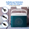 Medion NEŠIOJAMASis turistinis šaldytuvas 25L Aušinimas ir ŠILDYMAS 12V, 230V arba USB