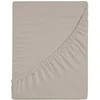 Čiužinys Medvilninė paklodė su guma CREYA BEIGE, 180 x 200 + 25 cm, kreminės sp., 100% medvilnės