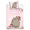 Medvilninė patalynė 160x200 Pusheen So Sweet Rose
