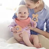 Medvilninis margaspalvis Baby-k vaikiškas šalikas 10 vnt.