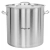 Mega M DIDELIS nerūdijančio plieno indukcinis puodas su dangčiu, 50L, skersmuo. 40 CM STANDARTAS