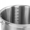 Mega M Indukcinis puodas pagamintas iš nerūdijančio plieno 36L sk. 36cm su PRO dangteliu 36x36 cm