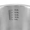 Mega M Nerūdijančio plieno indukcinis puodas su dangčiu, 17L, skersmuo. 32 cm STANDARTINIS
