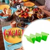 Meksikietiškas taco laikiklio stovas, furšetai Virtuvės įrankių organizavimas, Žalias cafe