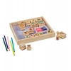 Dėlionė MELISSA & DOUG žaidimų rinkinys „Stamp-a-Scene-Fėjų sodas“