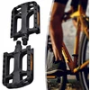 Memflow DVIRAČIO PEDALAI MTB DVIRAČIUI SU ATŠSpindinčiais elementais, Juodas TREKKING, ANTISLIDYMAS