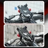 Memflow DVIRAČIO TELEFONO LAIKIKLIS MOTOCIKLIUI, MOTOROLERIUI, VEIKIMUI, REGULIUOJAMAS, Tvirtas