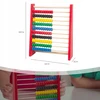 Memflow LICZYDŁO DREWNIANE DO NAUKI LICZENIA SZKOLNE EDUKACYJNE KOLOROWE MONTESSORI