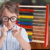 Memflow LICZYDŁO DREWNIANE DO NAUKI LICZENIA SZKOLNE EDUKACYJNE KOLOROWE MONTESSORI