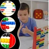 Memflow LICZYDŁO DREWNIANE DO NAUKI LICZENIA SZKOLNE EDUKACYJNE KOLOROWE MONTESSORI