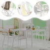 Memflow LOFT ažūrinė kėdė Baltas Modern PREMIUM plastikinis sodo fotelis