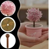 Memflow MAGIC TREE CRYSTAL AUGIMO PATIRTIES RINKINYS ROŽINĖ DOVANA