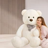 Memflow MASKOTKA MIŚ PLUSZOWY DUŻY PLUSZAK ZABAWKA 140CM PREZENT DLA DZIECKA MIĘKKI