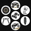Memflow RC AUTOMOBILIS DIDELIS RC MONSTER NUOTOLINIO VALDYMO PULTAS AUTOMOBILIŲ ILGAUS DRIFTAS