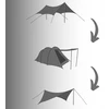 Memflow REGULIUOJAMI PAPAPINĖS STILIAI TARPŲ KOMPLEKTAS 90-230cm 2vnt.