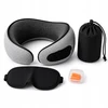 Memory Foam Snail Travel Pillow + Mask + Plugs | Lėktuvo pagalvė