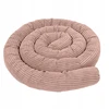Meowbaby Ochraniacz Volelis do Łóżeczka - Safe Roll Aesthetic Kolor powder-pink 1,5m