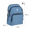 Mergaičių mokyklinė kuprinė Kite K24-2589s-4, mėlyna, 9l