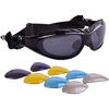 Meridian Akiniai SPORTOWE GOGLE na ROWER Slidės UV400 + 4 WYMIENNE SZKŁA
